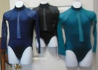 Body Wrappers Sheer Long Sleeve Solo Costume Leotard Jewel Colors 5 Colors Ch ad