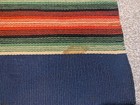 Vintage Chimayo Table Runner Wool Diamond Early 1900s 20s 30s Wall Hanging 