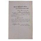 Civil War Enlistment Paper 14th Regiment Maine Volunteers Lorenzo W  Starbird
