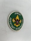 Boy Scout Junior Assistant Scoutmaster Gold And Green Patch Vintage Vtg