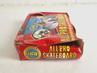 Vintage 1978 Donruss Isa All Pro Skateboard Cards Stickers Wax Pack Empty Box