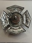 Vintage Civil Defense Florida Firemans Hat Badge   1950   s - 1960   s Old