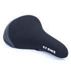 Gt Cheat Code Bmx Bicycle Seat Saddle  8mm Rails   Textured Vinyl  Black