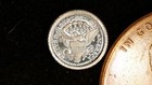 Miniature Coin 1800 Half Dime Draped Bust Heraldic Eagle Proof Sterling Silver