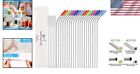 Durable   Stylish Reusable Metal Straws Set With 20 Silicone Tips - Eco-friendly