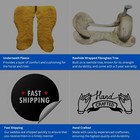 Adult Western Ranch Saddle 14-17    Floral Tooled Leather Hard Seat Natural Oiled