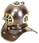 Antique 8  U s Navy Marine Deep Sea Diving Scuba Divers Helmet Reproduction Gift