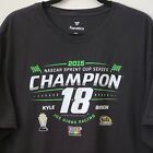 Nascar Sprint Cup Series Champion 18 Joe Gibbs Racing Kyle Busch 2015 Shirt 2xl