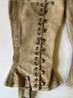 Vintage Military Leggings Canvas Army Spats Ww2 Wwii Gaiters Brown Field Gear