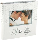 Wedding Photo Album 2-up 4x6 Space Silver Memo Wedding Keepsake
