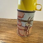    the Road Runner    Lunch Box Glass Warner Brothers Thermos Vtg Euc Glass Intact