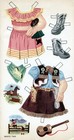 Vintage Whitman  2090 Sports Time Paper Dolls 1952 Uncut
