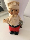 Vintage Celluloid Tin Wind Up Toy Japanese Maker Mikuni Chef 1950 s 