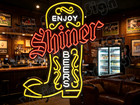 Shiner Beers Tapping Boot Beer Neon Led Sign 24 x20  Toe Taps Motion With Dimmer