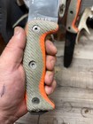 Esee Junglas I ii   Cleaver Cl1 Canvas Micarta Handles