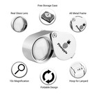 10x Jewelers Loupe Magnifying Glass Coin Magnifier Eye Loop Pocket Jewelry