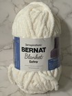 Lot Of 2 Yarnspirations Bernat Blanket Extra Yarn Vintage White 97 Yds Each New