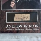Andrew Jackson Handwritten Word Removed From An Autograph Letter Signed Bas
