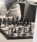 Judit Polgar Signed Chess 8x10 Photo Female Grandmaster Hungary Champion Bas A
