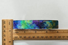 Fused Large Multicolor Handcrafted Dichroic Glass Genuine French Hair Barrette