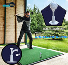 Adjustable Unbreakable Golf Tee Rubber Golf Tees For Mate Driving Range Tee