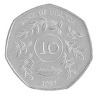 Uganda 10 Shillings  1987  Km  30  Mint