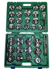 Auto Oil Filter Socket Wrench 3 8 Inch Drive Cap Removal 35 Pcs Steel Cup Type