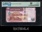 Jordan Jordania 50 Dinars 2022 Pick-43a Pmg 65 Gem Unc Epq S n Aa17560578