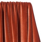 Rust Color Stretch Velvet Sewing Fabric 2  Yd 60  Polyester spandex