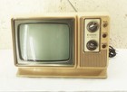 Vintage Zenith Black   White Portable Solid State Tv 1977 Model J091l Beige 9 