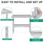 Stainless Steel Prep Table Commercial Kitchen Work Table Backsplash Adjustable