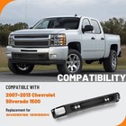Front Lower Bumper Valance Compatible With 2007-2013 Chevy Chevrolet Silverado