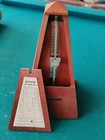 Antique Seth Thomas Wooden Metronome     Vintage Mechanical Music Tempo Keeper