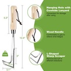 Workpro Crack Weeder Crevice Weeding Tool Stainless Steel Manual Weeder L Shaped