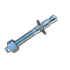 Concrete Wedge Anchor Zinc With Nuts   Washers Choose Size   Quantity