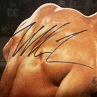 Mike Tyson   Evander Holyfield Autographed 16x20 Photo Bite Fight Jsa 179414