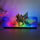 Iron Maiden Trooper Alternate Pinball Topper Acrylic Led Rgb Topper