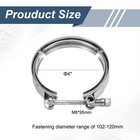 V Band Clamp 4 Inch 304 Stainless Steel V-band Bolt Clamp