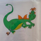 Rare 1980s Hanna-barbera Production Cel D6 - Green Dragon Animation Art 12x10 5