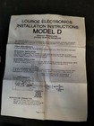 Louroe Electronics Verifact Model D Microphone Wall Mounted Stainless Plate