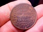 1841 Copper Webster Credit Martin Van Buren Sailing Ship Hard Times Token 