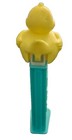 Yellow Rubber Ducky Duck Chick Plastic Pez Candy Dispenser  empty Used 