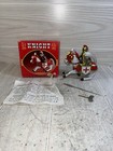 Vintage Knight On Horse  Mechanical Tin Wind-up Toy W  Box Works