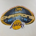 Vintage Los Angeles Lakers Shirt Mens Xl White 2001 Nba Finals Champions B2b