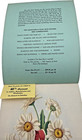 Botanical Prints 12 Lithographs Sales Brochure Calendar - Louis F  Dow Co 1940s