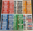 Fantasy Football Draft Party Board Kit 2025-26 Xl 4 x1  Stickers W  Top Rookies