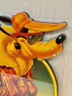 Disney Rare Goofy  top Dog  Frameless Laminated Wood Wall Art