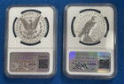 2023-s Morgan   Peace Silver Dollar  1 Two Coin Reverse Proof Set Ngc Pf70 Fdoi
