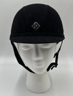 Charles Owen Jr8 Black Suede Equestrian Riding Helmet Size 6 3 4 55cm