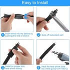 Black Expandable Wire Cable Sleeve Nylon Braided Wire Cable Tubing Cord